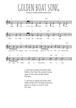 Golden boat song